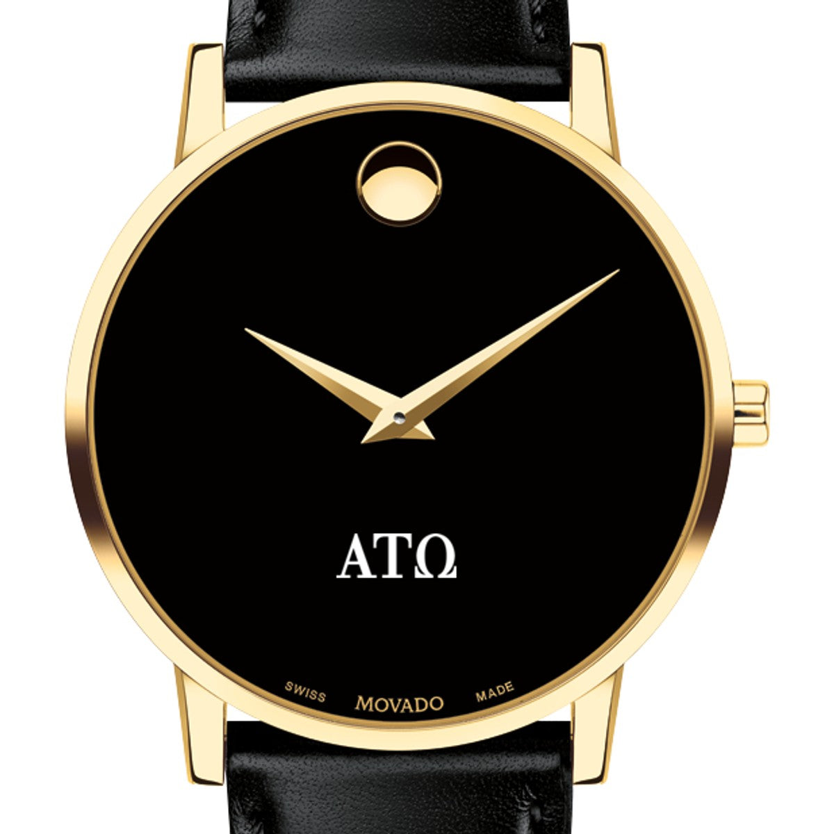 Alpha Tau Omega Men s Movado Gold Museum Classic Leather