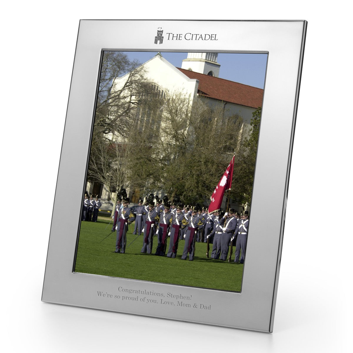 Citadel Polished Pewter 8x10 Picture Frame Graduation Gift Selection