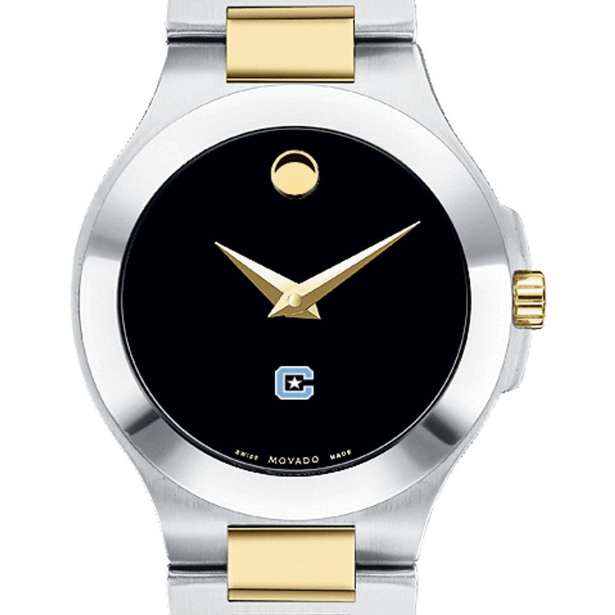 Movado bold outlet two tone watch