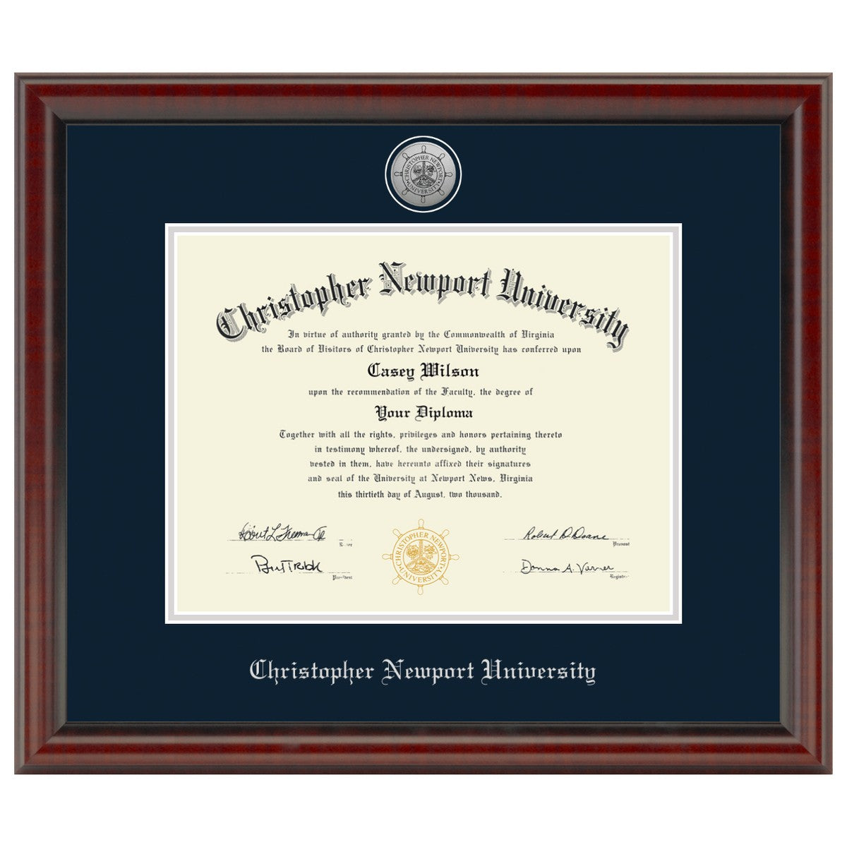 Michigan State University Silver Engraved Medallion Diploma retailer Frame