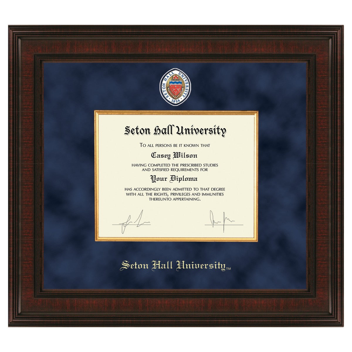 Seton Hall Diploma Frame - Excelsior - Graduation Gift Selection | M ...