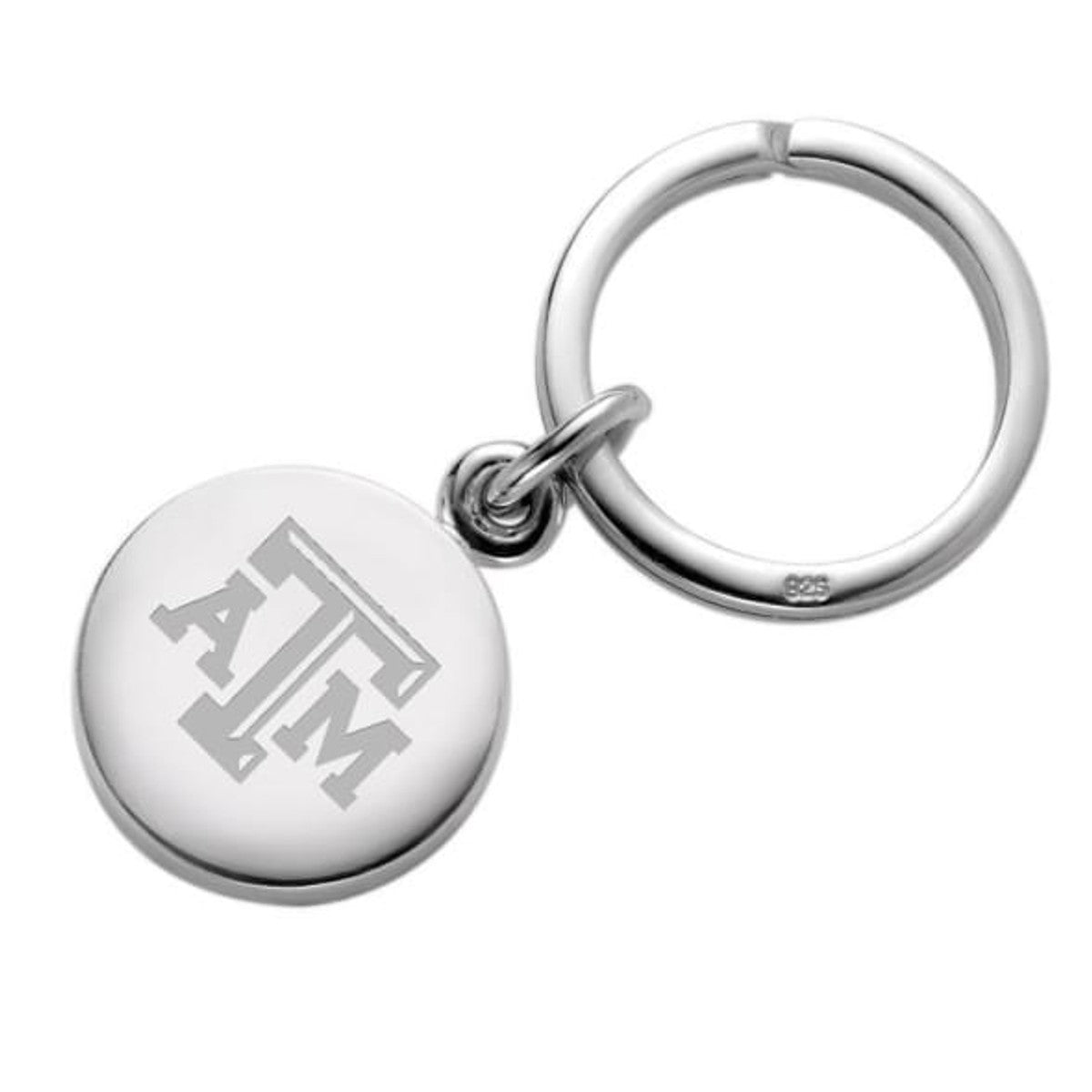 Sterling silver M newest key chain