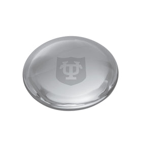 Tulane Glass Dome Paperweight by Simon Pearce