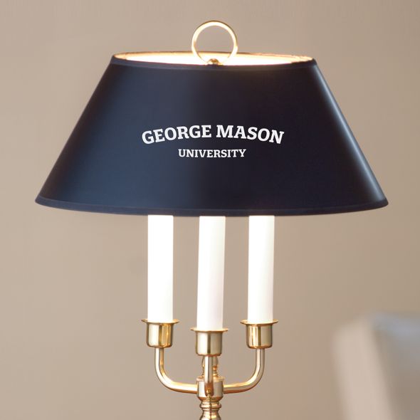 George Mason University Lamp in Brass &amp; Marble