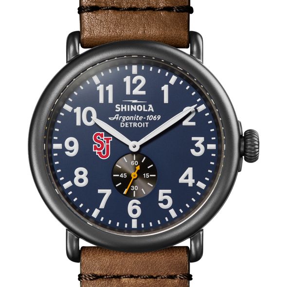 St. John&#39;s Shinola Watch, The Runwell 47 mm Midnight Blue Dial