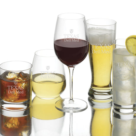 Texas Dell Medical School Glasses &amp; Barware