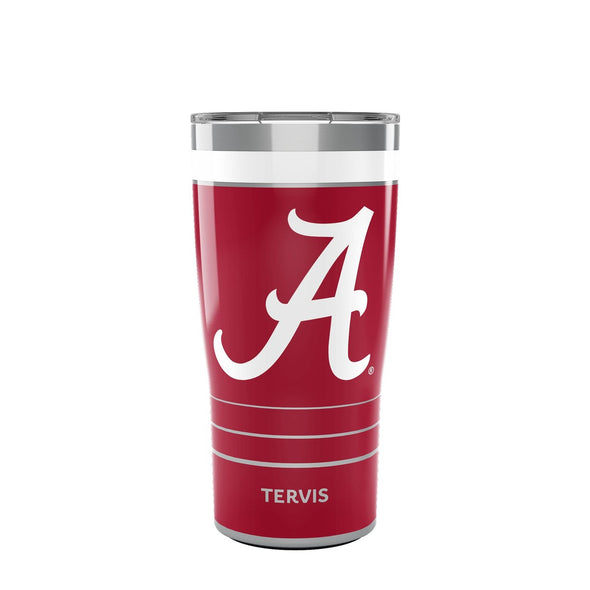 Alabama Crimson Tide 20 oz. Stainless Steel Tervis Tumblers with Slider Lids - Set of 2 Shot #1