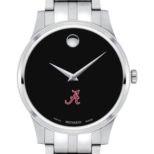 Alabama Men&#39;s Movado Collection Stainless Steel Watch with Black Dial Shot #1