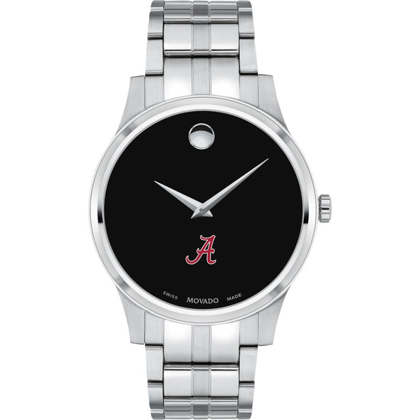 Alabama Men&#39;s Movado Collection Stainless Steel Watch with Black Dial Shot #2