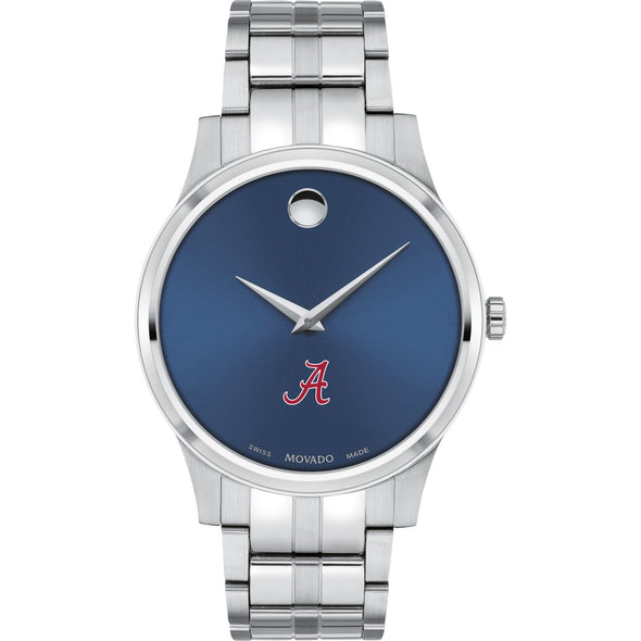 Alabama Men&#39;s Movado Collection Stainless Steel Watch with Blue Dial Shot #2