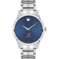 Alabama Men's Movado Collection Stainless Steel Watch with Blue Dial Shot #2