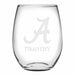 Alabama Stemless Wine Glasses Made in the USA