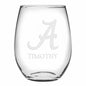 Alabama Stemless Wine Glasses Made in the USA Shot #1