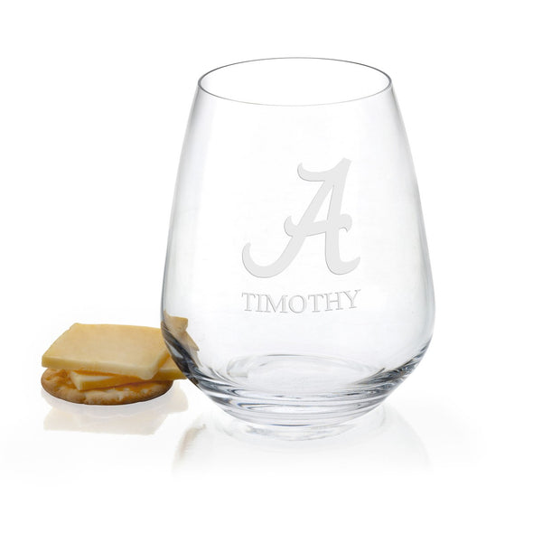 Alabama Stemless Wine Glasses Shot #1