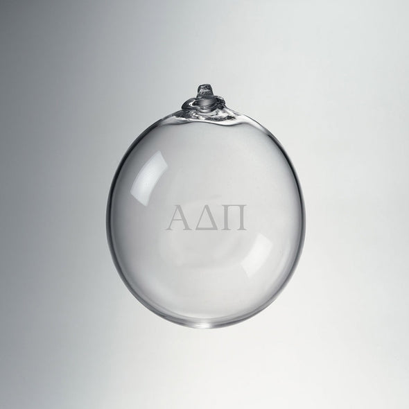 Alpha Delta Pi Glass Ornament by Simon Pearce Shot #1