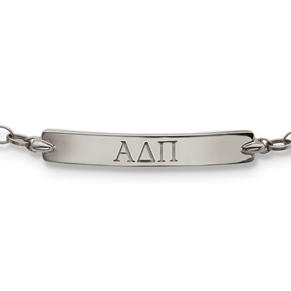 Alpha Delta Pi Monica Rich Kosann Petite Poesy Bracelet in Silver Shot #2