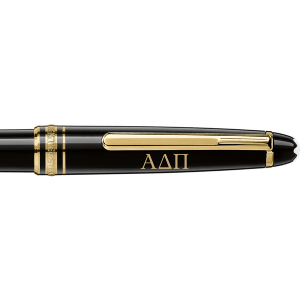 Alpha Delta Pi Montblanc Meisterstück Classique Ballpoint Pen in Gold Shot #2