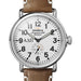 Alpha Delta Pi Shinola Watch, The Runwell 41 mm White Dial