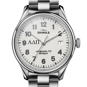 Alpha Delta Pi Shinola Watch, The Vinton 38 mm Alabaster Dial at M.LaHart &amp; Co. Shot #1