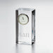 Alpha Delta Pi Tall Glass Desk Clock by Simon Pearce