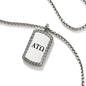 Alpha Tau Omega Dog Tag by John Hardy with Box Chain Shot #3