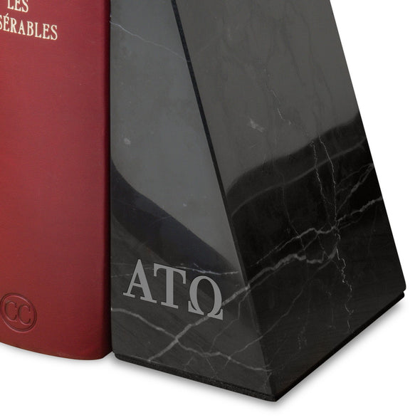 Alpha Tau Omega Marble Bookends by M.LaHart Shot #2