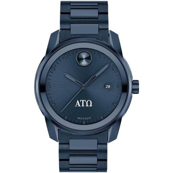 Alpha Tau Omega Men&#39;s Movado BOLD Blue Ion with Date Window Shot #2