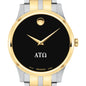 Alpha Tau Omega Men's Movado Collection Two-Tone Watch with Black Dial Shot #1