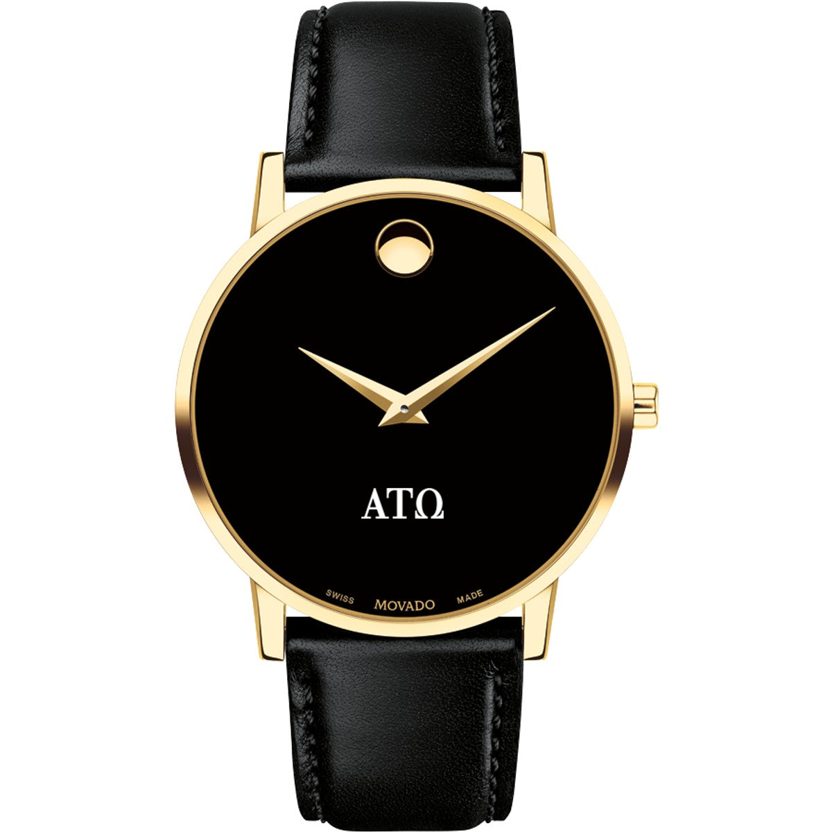 Alpha Tau Omega Men s Movado Gold Museum Classic Leather