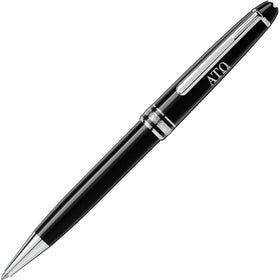 Alpha Tau Omega Montblanc Meisterstück Classique Ballpoint Pen in Platinum Shot #1