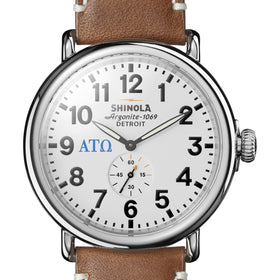 Alpha Tau Omega Shinola Watch, The Runwell 47 mm White Dial Shot #1