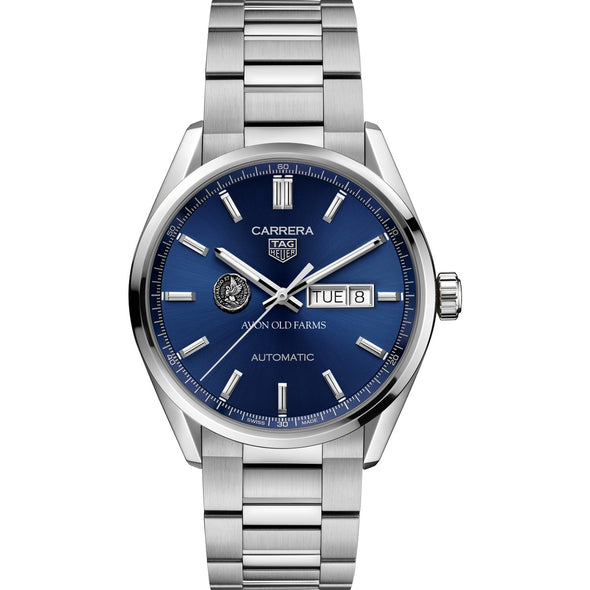 AOF Men&#39;s TAG Heuer Carrera with Blue Dial &amp; Day-Date Window Shot #2