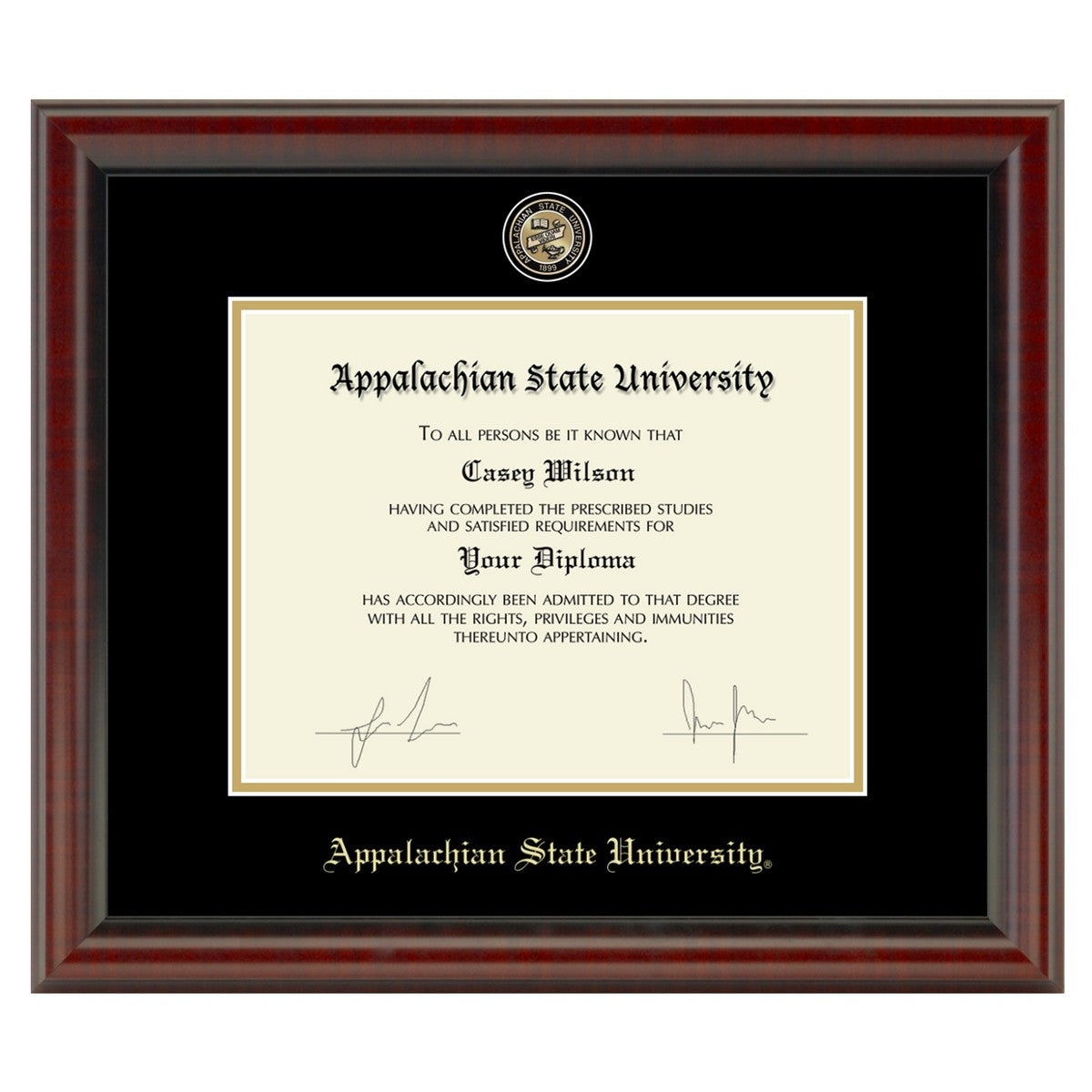 Official Appalachian State Diploma Frame, the Masterpiece | M.LaHart & Co.