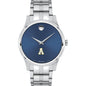 Appalachian State Men's Movado Collection Stainless Steel Watch with Blue Dial Shot #2