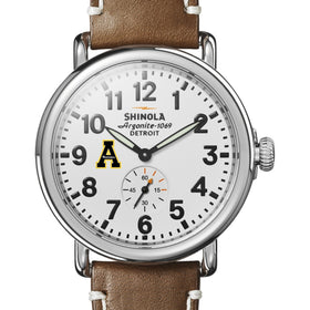 Appalachian State Shinola Watch, The Runwell 41 mm White Dial Shot #1