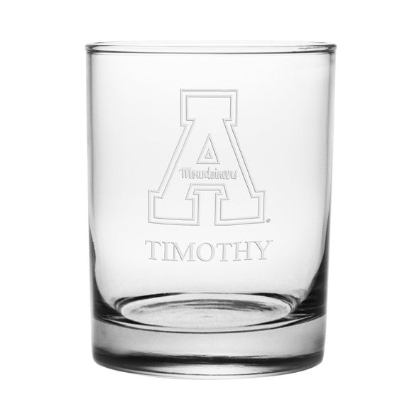 Appalachian State Tumbler Glasses - Made in USA Shot #1