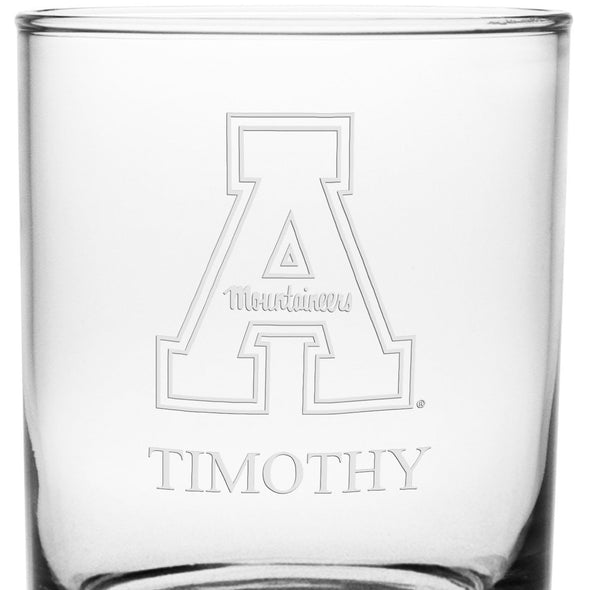 Appalachian State Tumbler Glasses - Made in USA Shot #3