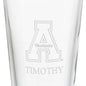 Appalachian State University 16 oz Pint Glass Shot #3