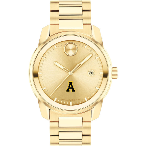 Appalachian State University Men&#39;s Movado BOLD Gold with Date Window Shot #2