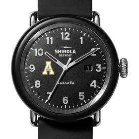 Appalachian State University Shinola Watch, The Detrola 43 mm Black Dial at M.LaHart &amp; Co. Shot #1