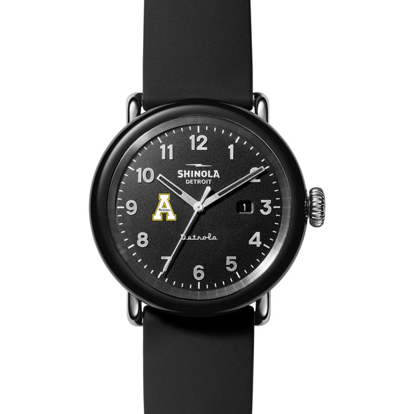 Appalachian State University Shinola Watch, The Detrola 43 mm Black Dial at M.LaHart &amp; Co. Shot #2