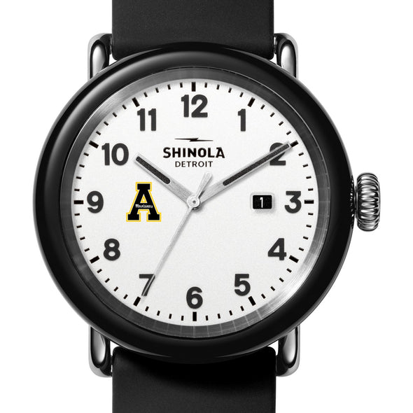 Appalachian State University Shinola Watch, The Detrola 43 mm White Dial at M.LaHart &amp; Co. Shot #1