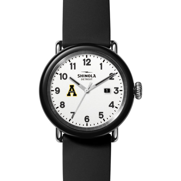 Appalachian State University Shinola Watch, The Detrola 43 mm White Dial at M.LaHart &amp; Co. Shot #2