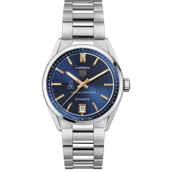 Appalachian State Women&#39;s TAG Heuer Steel Carrera with Blue Dial Shot #2