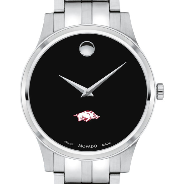 Arkansas Men&#39;s Movado Collection Stainless Steel Watch with Black Dial Shot #1