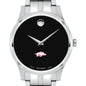 Arkansas Men's Movado Collection Stainless Steel Watch with Black Dial Shot #1