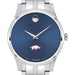 Arkansas Men's Movado Collection Stainless Steel Watch with Blue Dial