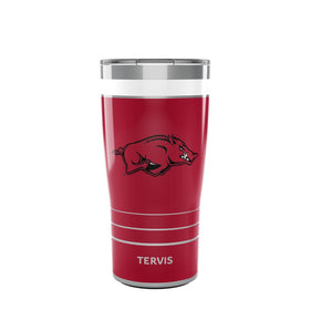 Arkansas Razorbacks 20 oz. Stainless Steel Tervis Tumblers with Slider Lids - Set of 2 Shot #1