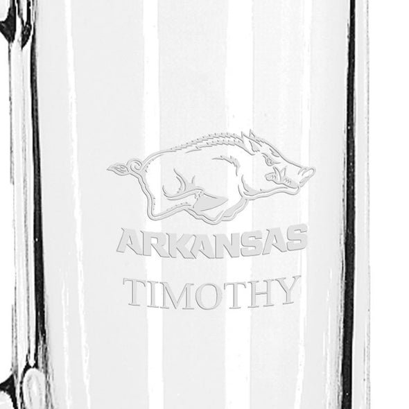 Arkansas Razorbacks 25 oz Beer Mug Shot #3