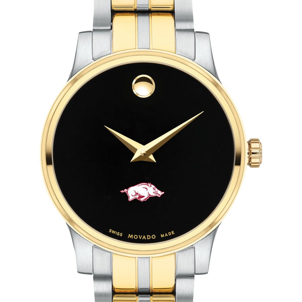 Arkansas Women&#39;s Movado Collection Two-Tone Watch with Black Dial Shot #1